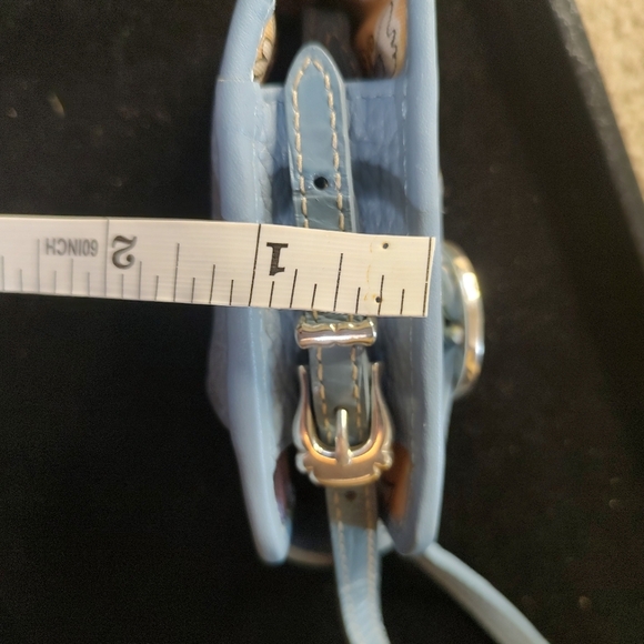 Brighton Cell Phone Case Light Blue  Leather Purse Long Strap Crossbody … - Picture 12 of 12